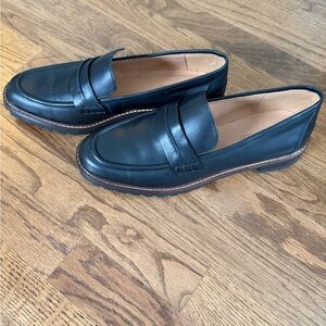 Madewell - The Corinne Lugsole Loafers - Black - size 9